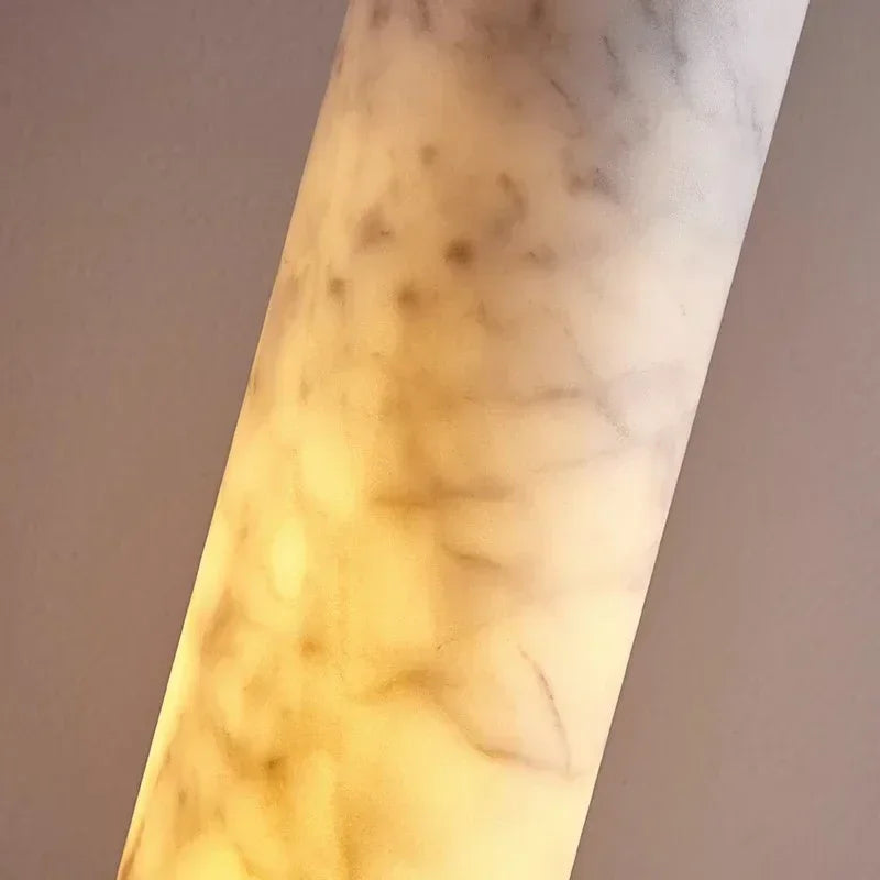 Copper & Marble Pendant — Luxury Mini Chandelier