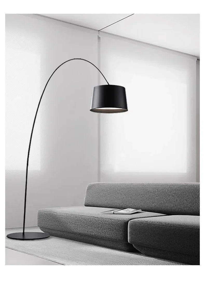 Grand Arc Floor Lamp — Sweeping Statement LED (H220)