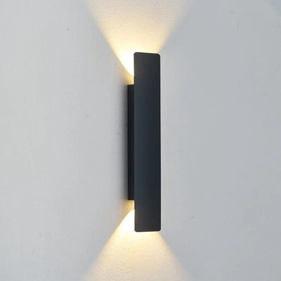 Linear LED Wall Light — Modern Up/Down Strip Sconce (Indoor &amp; Outdoor, IP65)