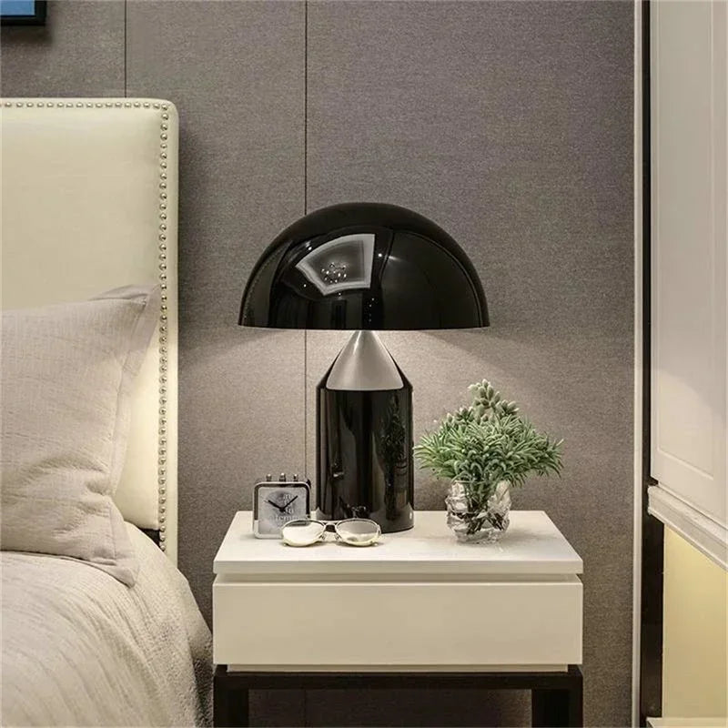 Luxury Mushroom LED Table Lamp — Nordic Eye-Care Light (Dimmable)