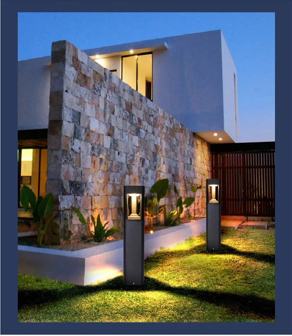 Architectural Bollard Light — Modern Garden Path LED (IP65)
