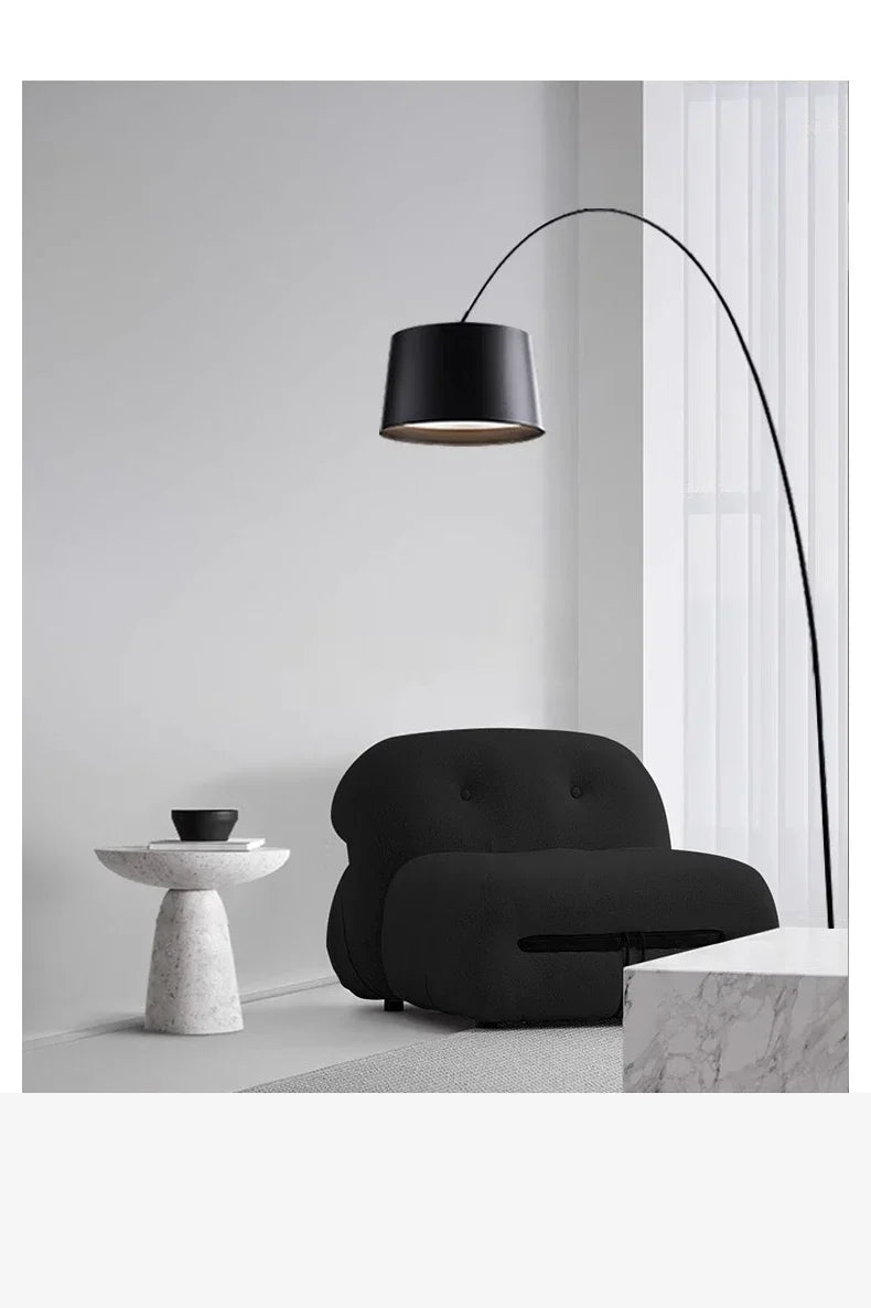 Grand Arc Floor Lamp — Sweeping Statement LED (H220)
