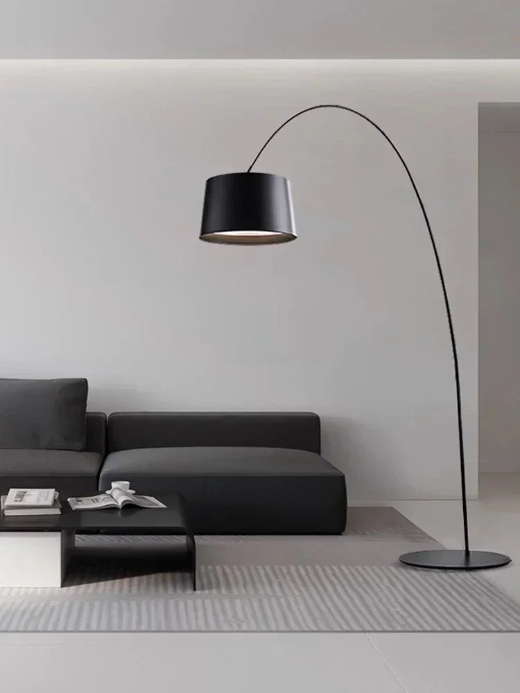 Grand Arc Floor Lamp — Sweeping Statement LED (H220)