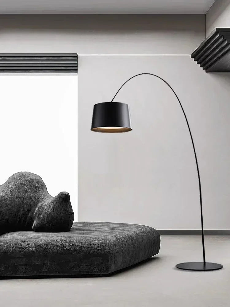Grand Arc Floor Lamp — Sweeping Statement LED (H220)