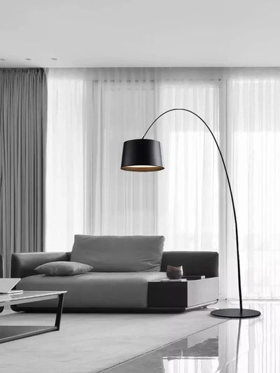 Grand Arc Floor Lamp — Sweeping Statement LED (H220)