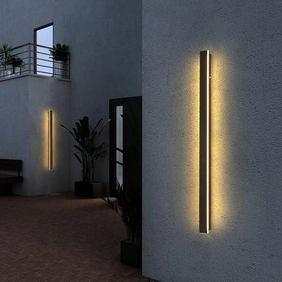 Linear LED Outdoor Wall Light — Architectural Up/Down Bar (IP65, 30–240 cm)